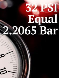 32 psi to bar