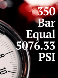 350 Bar to PSI