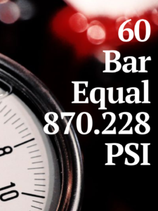 60 Bar to PSI